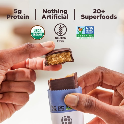 Perfect Bar Mini Chocolate Covered Peanut Butter Protein Bar Perspective: right