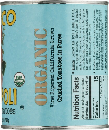 Bianco Dinapoli Organic Crushed Tomatoes Perspective: right