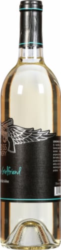 Red 55 Winery Crazy Ex-Girlfriend Sweet California White Wine Perspective: right