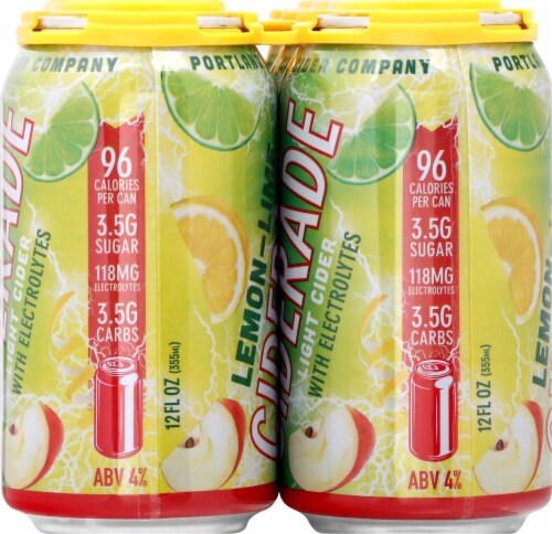 Portland CIder Lemon-Lime Ciderade Perspective: right