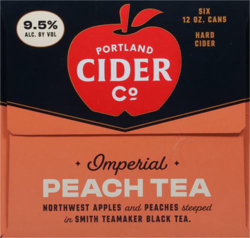 Portland Cider Imperial Peach Tea Perspective: right