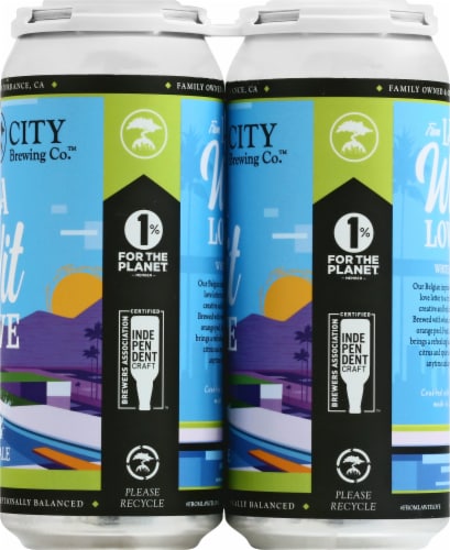 Smog City Brewing Co. From LA Wit Love White Ale Perspective: right
