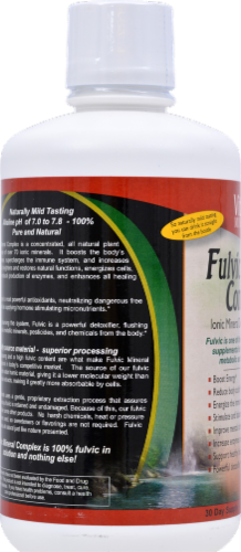 Vital Earth Minerals Fulvic Mineral Complex Liquid Mineral Dietary Supplement Perspective: right