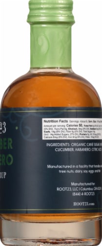 ROOT 23 Cucumber Habanero Simple Syrup Perspective: right
