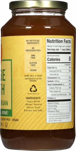 Zoup! Good Really Good® Gluten Free Savory Vegan Veggie Broth Perspective: right