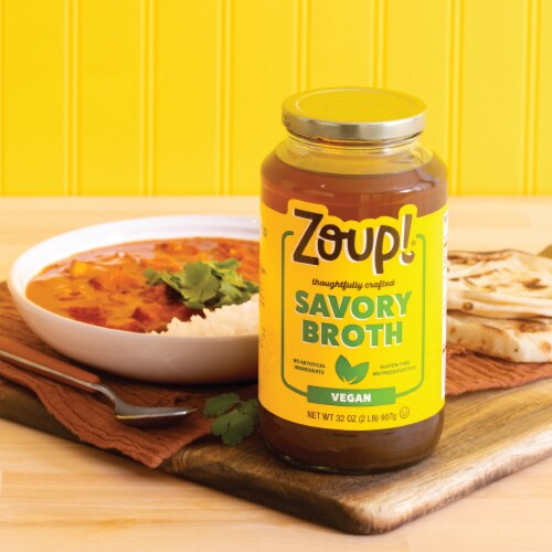 Zoup!® Gluten-Free Vegan Savory Broth Perspective: right