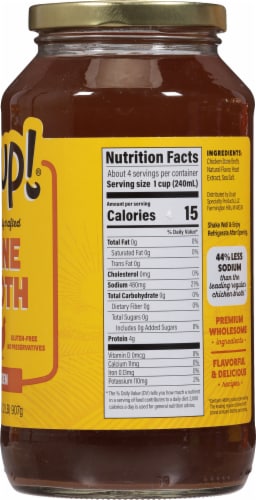 Zoup Good Really Good® Chicken Bone Broth Perspective: right