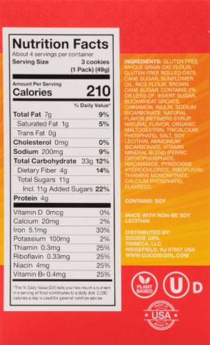 Goodie Girl Gluten Free Cinnamon Brown Sugar Breakfast Biscuits Perspective: right