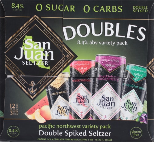 San Juan Seltzer Double Spiked Variety Pack Perspective: right
