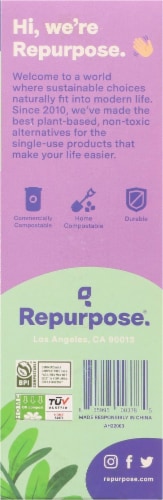 Repurpose® 13 Gallon Compostable Extra Strong Tall Kitchen Bags Perspective: right