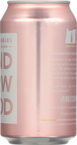 Underwood Rose Bubbles Wine Spritzer Single Can Perspective: right