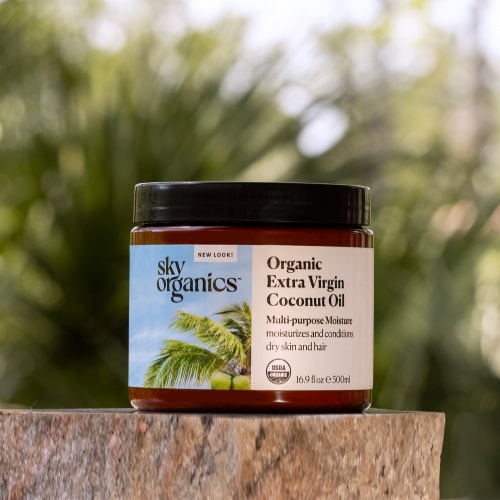Sky Organics™ Organic Extra Virgin Coconut Oil Perspective: right
