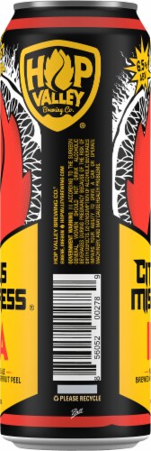 Hop Valley Brewing Company® Citrus Mistress® IPA Beer Single Can Perspective: right