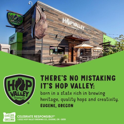 Hop Valley Cryo Stash Imperial IPA Craft Beer Perspective: right