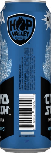 Hop Valley Brewing Co. Cryo Hops Cryo Stash™ Imperial IPA Beer Single Can Perspective: right