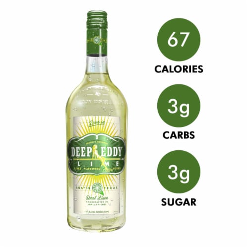 Deep Eddy Lime Flavored Vodka Perspective: right