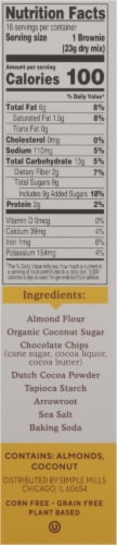 Simple Mills® Almond Flour Brownie Baking Mix Perspective: right