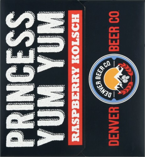 Denver Beer Co. Princess Yum Yum Raspberry Kolsch Perspective: right