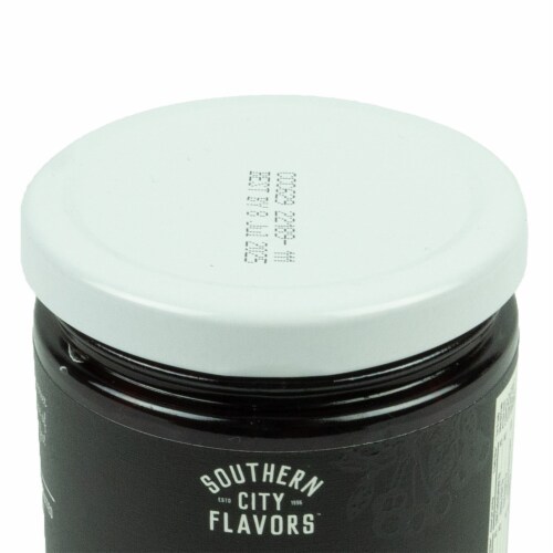 Southern City Flavors Cherry Bourbon Jam Sweet All Natural Small Batch 10 oz Perspective: right