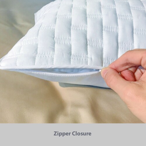 BedVoyage Luxury 100% viscose from Bamboo Quilted Decorative Pillow Perspective: right
