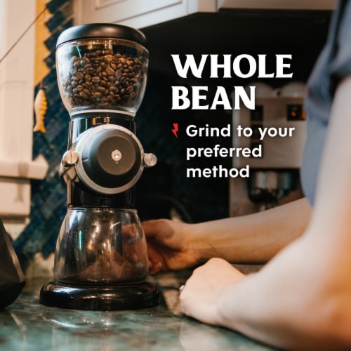 Death Wish Coffee Co.® Organic and Fair Trade Medium Roast Whole Bean Coffee Perspective: right