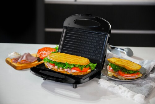 Chefman Compact Electric Contact Grill & Sandwich Maker - Black Perspective: right