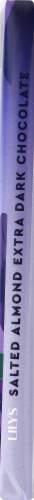 Lily's Salted Almond Extra Dark Chocolate Bar Perspective: right
