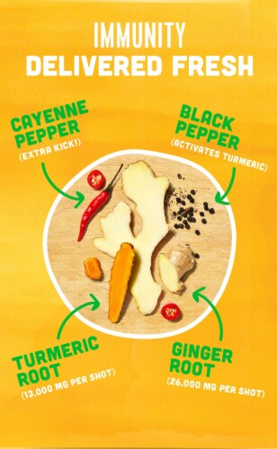 Vive Organic Immunity Boost with Cayenne Wellness Shots Perspective: right