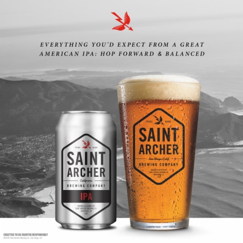 Saint Archer IPA Beer Perspective: right