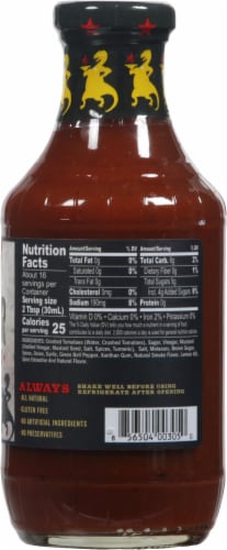 Dinosaur Sensuous Slathering Bar-B-Que Sauce Perspective: right