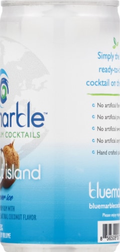 Blue Marble Coconut Island UItra-Premium Cocktails Perspective: right