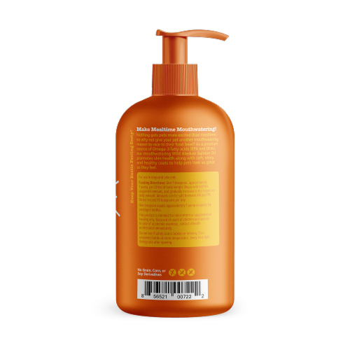 Zesty Paws® Wild Alaskan Salmon Oil Skin Health Supplement Perspective: right