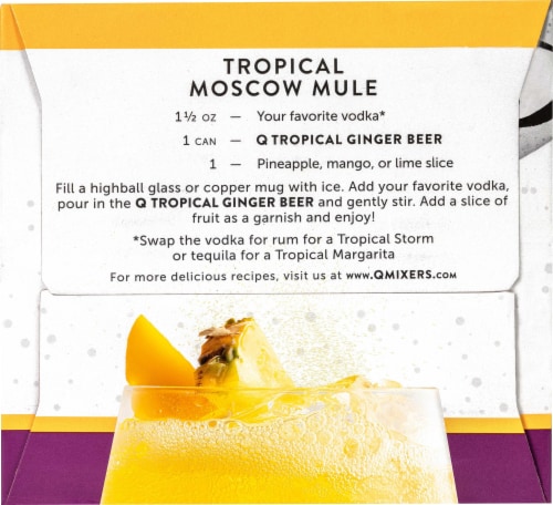 Q Drinks Tropical Ginger Beer Perspective: right