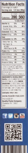 Muscle Mac® Original Cheddar Macaroni & Cheese Side Dish Perspective: right