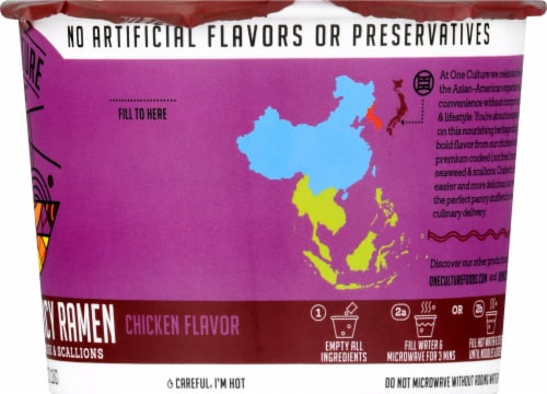 One Culture Foods Japanese Spicy Ramen Perspective: right