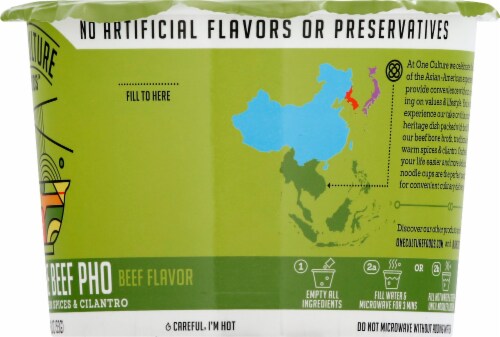 One Culture Foods Vietnamese Beef Pho with Bone Broth Perspective: right