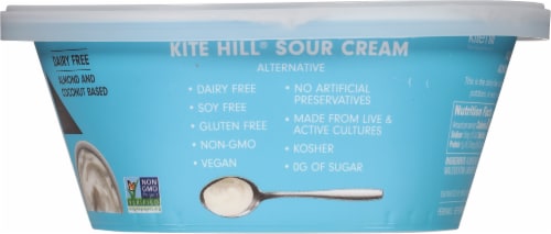 Kite Hill Dairy Free Sour Cream Perspective: right
