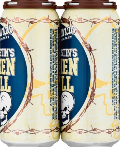 El Segundo Brewing Company Steve Austin's Broken Skull IPA Beer Perspective: right