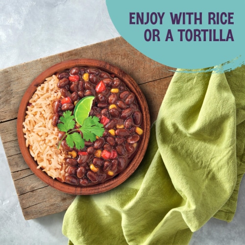 The Good Bean Mexicali Seasoned Beans Heat and Eat 10 oz pouch Perspective: right
