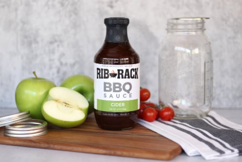 Rib Rack® Cider BBQ Sauce Perspective: right