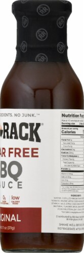 Rib Rack® Sugar-Free Original BBQ Sauce Perspective: right