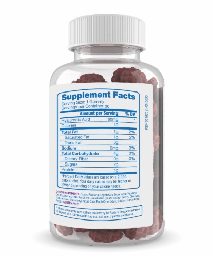 Hyaluronic Acid Gummy Perspective: right