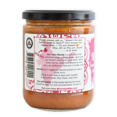 Nummy Nibbles Mild Tikka Masala Indian Cooking Sauce Perspective: right
