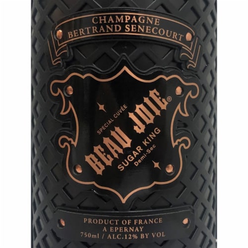Beau Joie Demi Sec Sugar King Special Cuvee Champagne France Sparkling Wine Perspective: right
