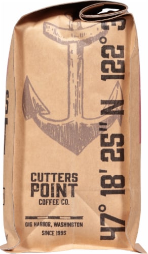 Cutters Point Coffee Co. Original Medium Roast Whole Bean Coffee Perspective: right