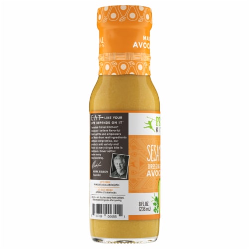 Primal Kitchen Sesame Ginger Vinaigrette & Marinade Perspective: right