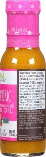 Primal Kitchen Avocado Oil Lemon Turmeric Vinaigrette Perspective: right