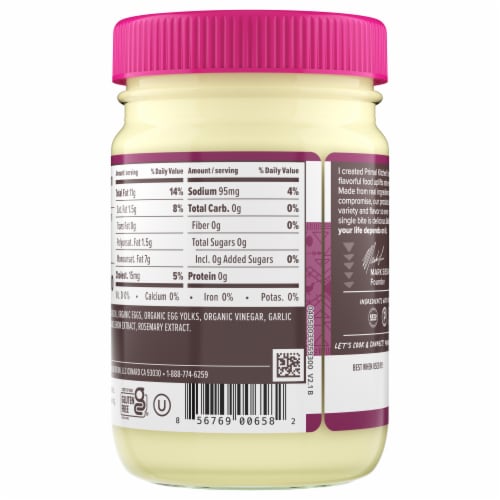 Primal Kitchen Garlic Aioli Mayo Made with Avocado Oil Perspective: right
