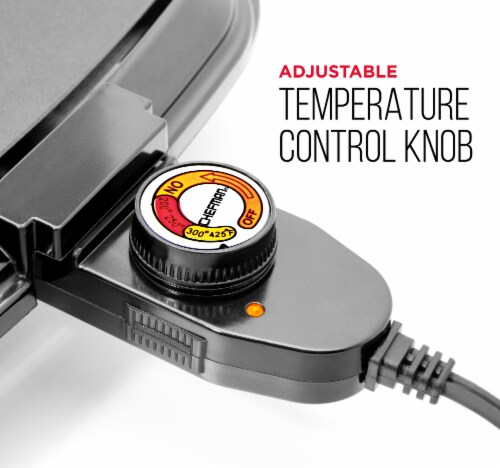 Chefman Electric Nonstick Griddle - Black Perspective: right