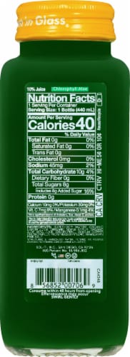 Sol-ti® Chlorophyll Aloe SuperAde Drink Bottle Perspective: right